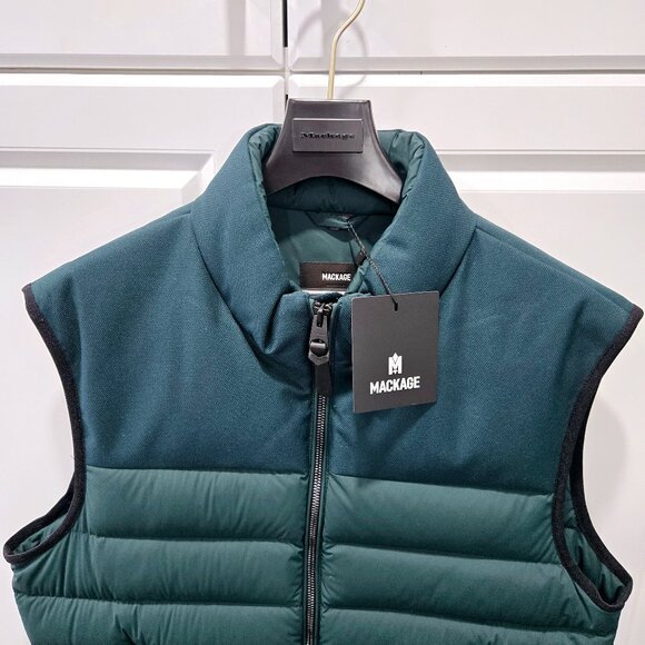 Mackage Down Filled Gilet - Green - Picture 2 of 16